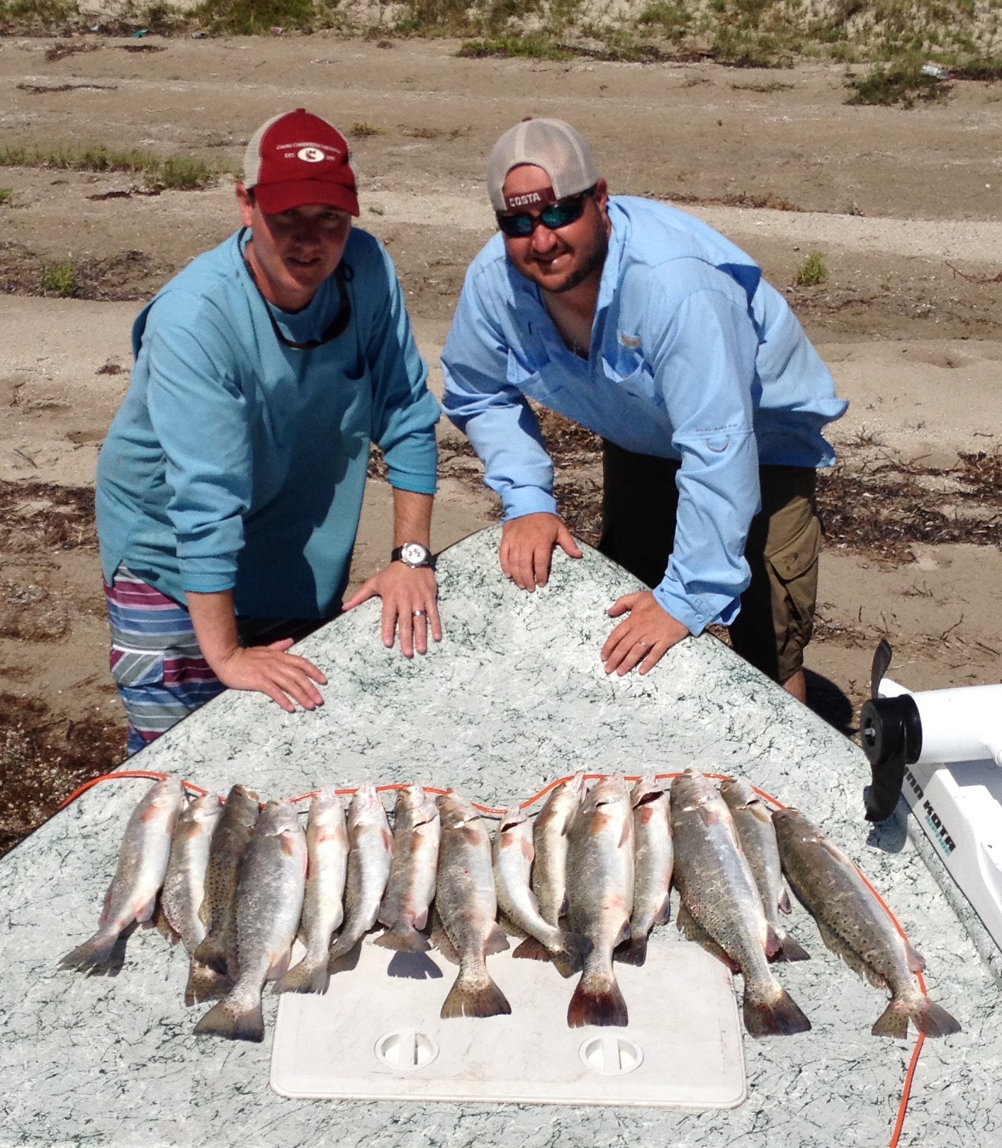 June 2014 Texas Bay Fishing for Trout