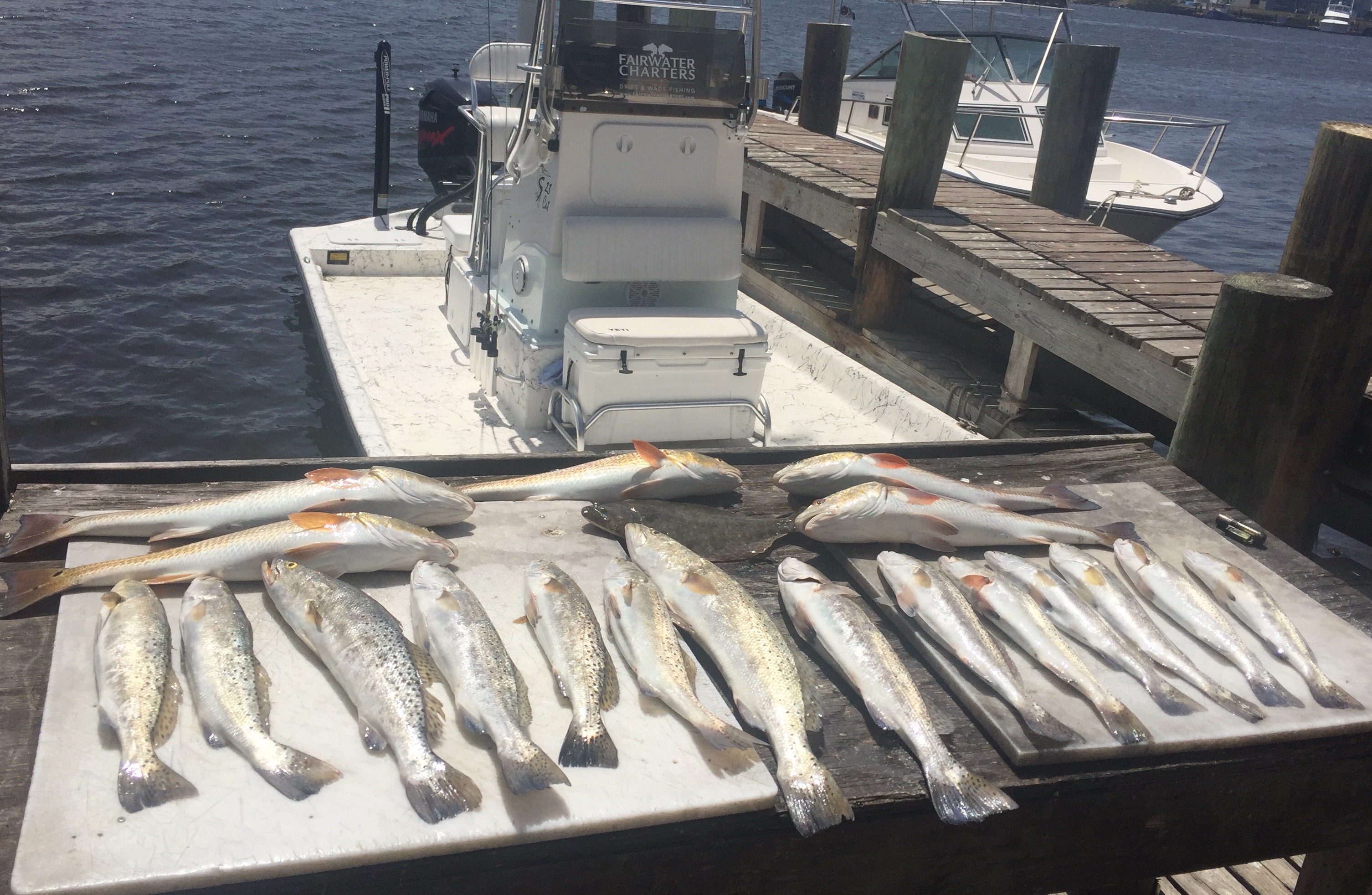 Port Mansfield Fishing Charter speckled trout redfish flounder